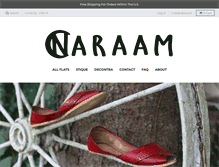 Tablet Screenshot of naraam.com